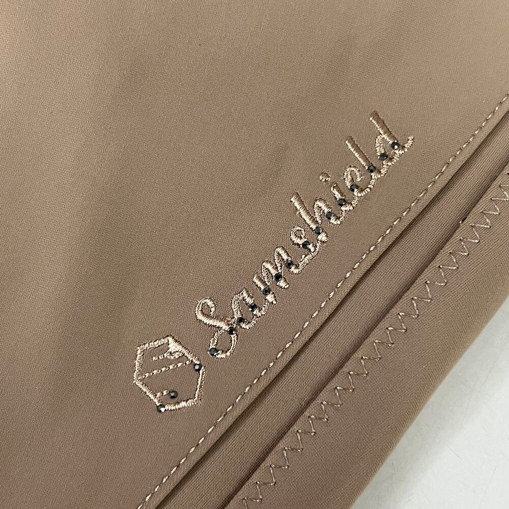 SAMSHIELD Delice Flower Equestrian Pants Women's Sz US 26, UK 8, FR 36 Camel - Picture 5 of 13